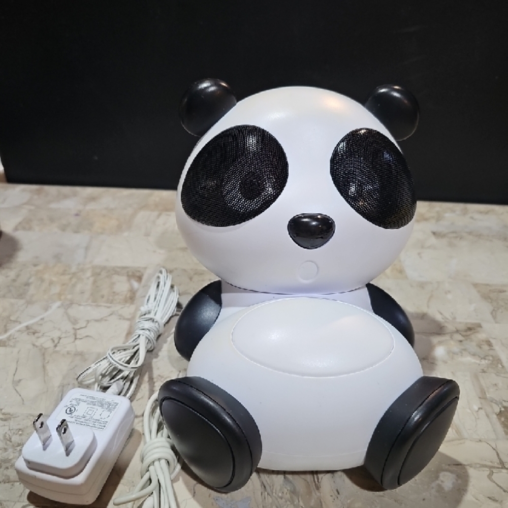 GO Groove Mama Panda‎ Pal Sound Stereo Speaker Battery or Plug-in